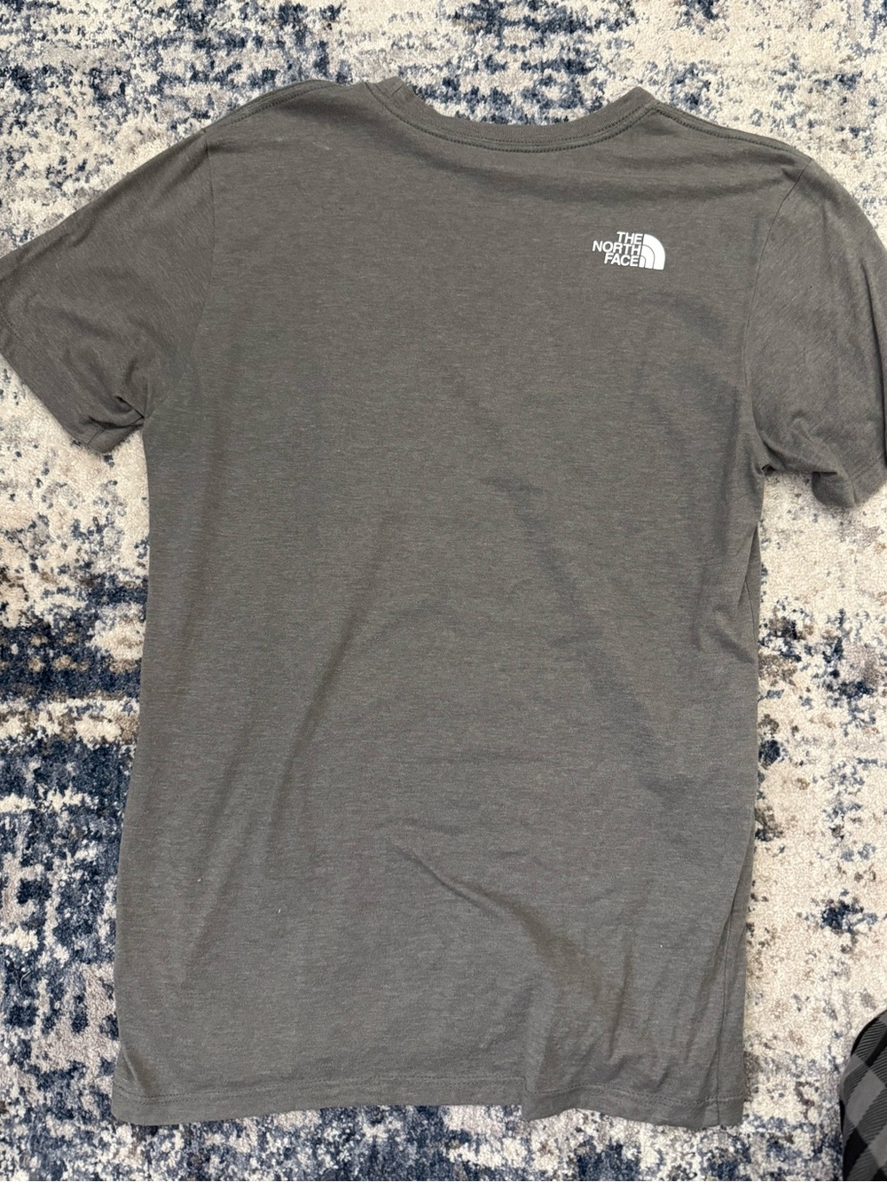 The North Face Men’s Dark Gray Logo Short Sleeve Tee